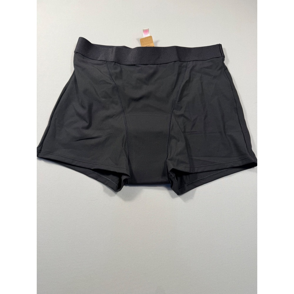 Victoria's Secret PINK Period Boy Short Underwear Black Size M NWT